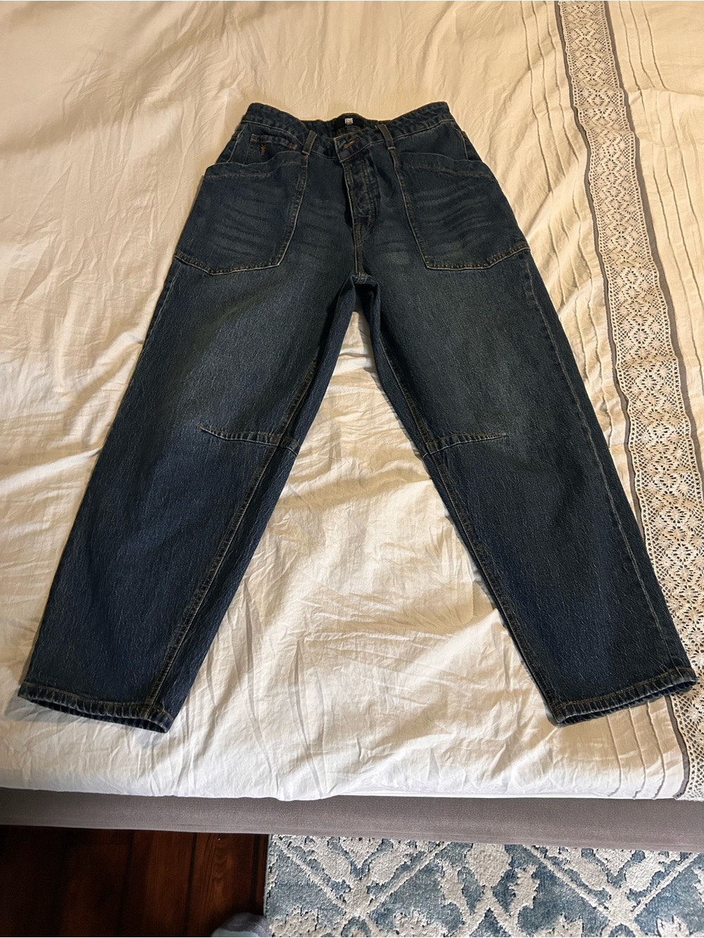 Frye Indigo Barrel Jeans